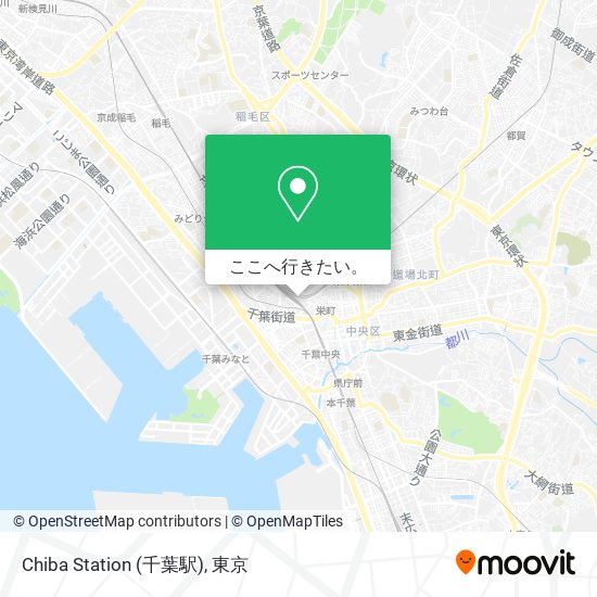 Chiba Station (千葉駅)地図