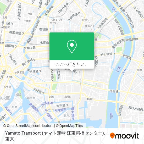 Yamato Transport (ヤマト運輸 江東扇橋センター)地図