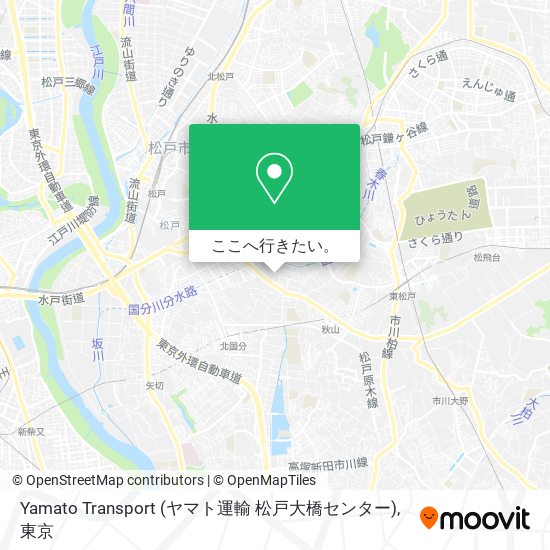 Yamato Transport (ヤマト運輸 松戸大橋センター)地図