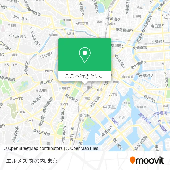 エルメス 丸の内地図
