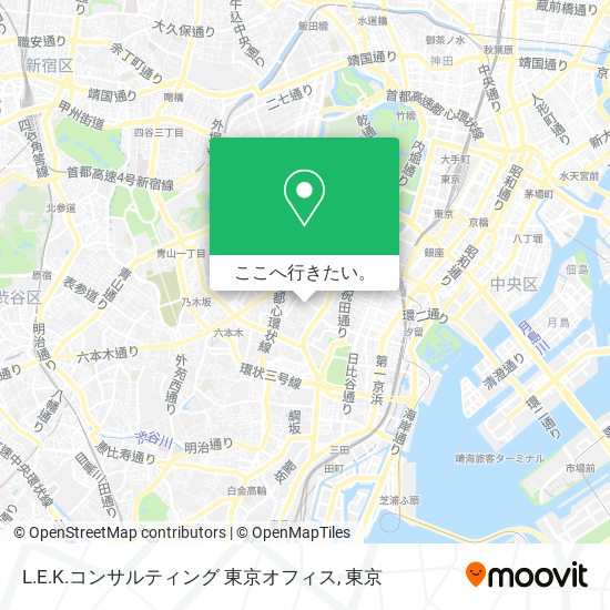 L.E.K.コンサルティング 東京オフィス地図