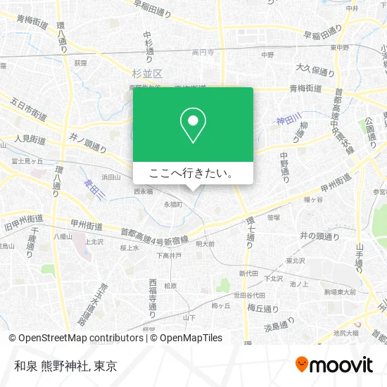 和泉 熊野神社地図