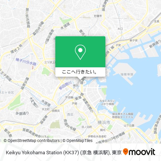 Keikyu Yokohama Station (KK37) (京急 横浜駅)地図