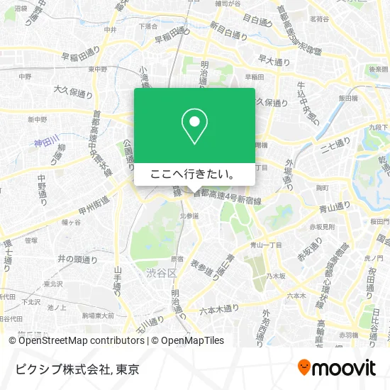 ピクシブ株式会社地図