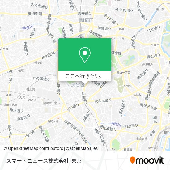 スマートニュース株式会社地図
