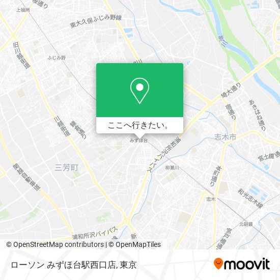 ローソン みずほ台駅西口店地図