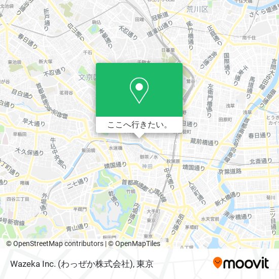 Wazeka Inc. (わっぜか株式会社)地図