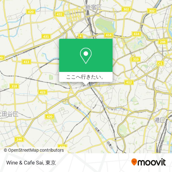Wine & Cafe Sai地図