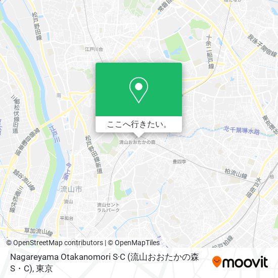 Nagareyama Otakanomori S·C (流山おおたかの森S・C)地図