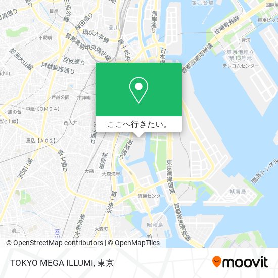 TOKYO MEGA ILLUMI地図