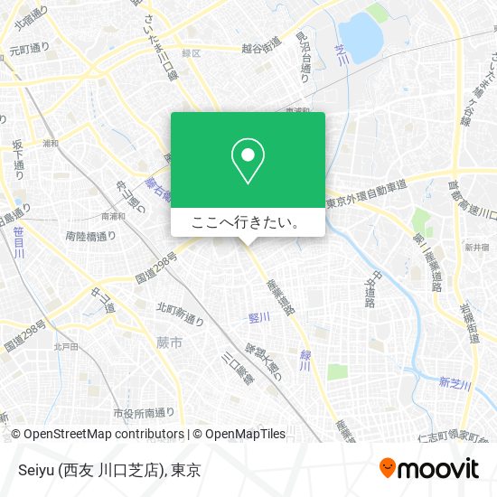 Seiyu (西友 川口芝店)地図