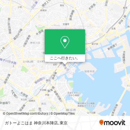 ガトーよこはま 神奈川本陣店地図