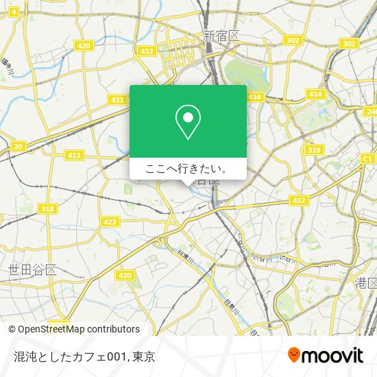 混沌としたカフェ001地図