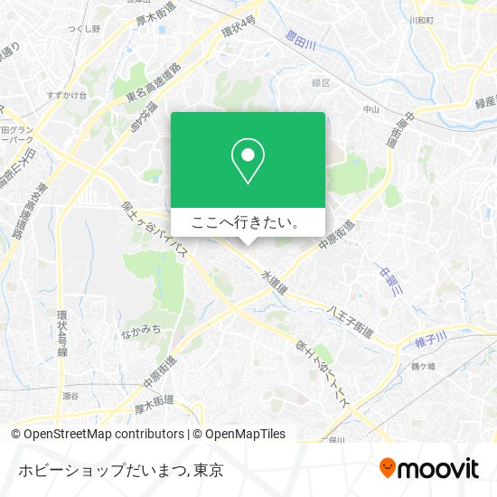 ホビーショップだいまつ地図