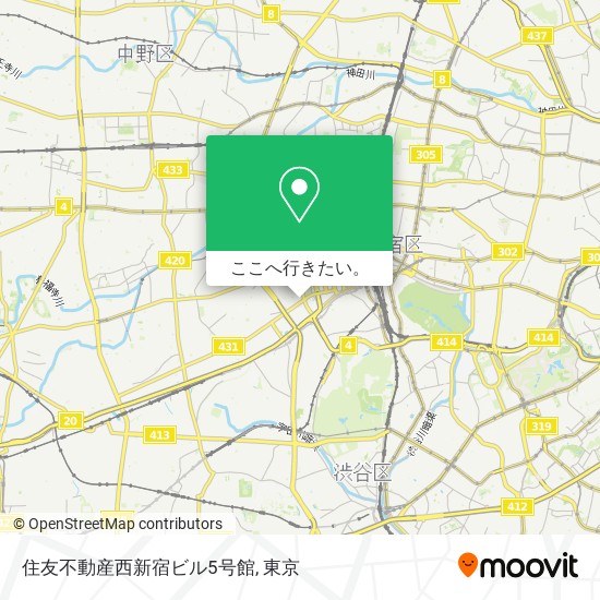 住友不動産西新宿ビル5号館地図