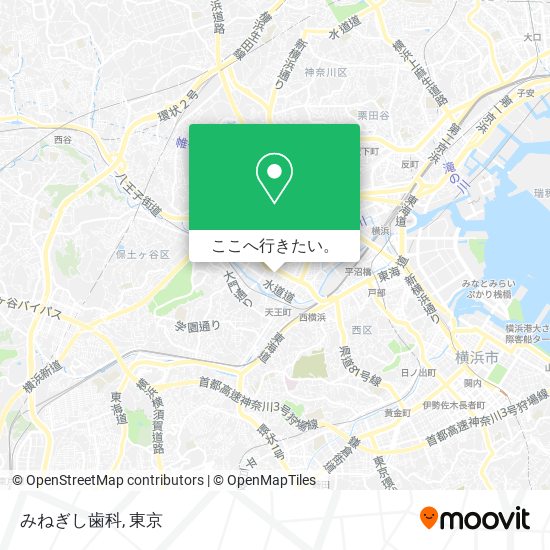 みねぎし歯科地図