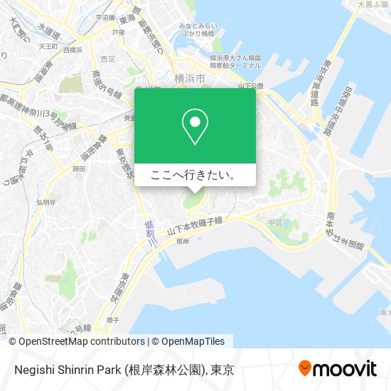 Negishi Shinrin Park (根岸森林公園)地図