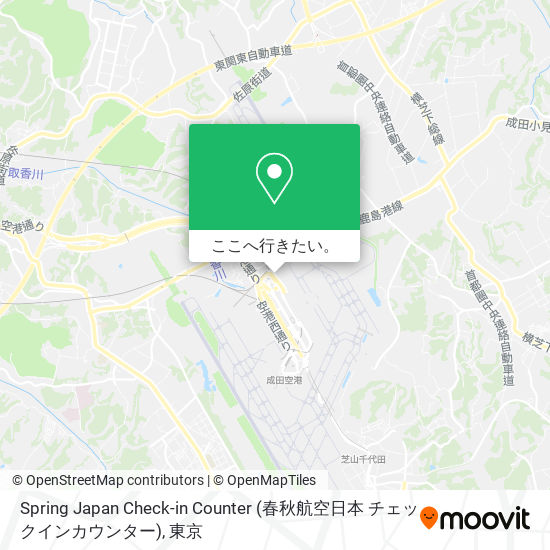 Spring Japan Check-in Counter (春秋航空日本 チェックインカウンター)地図