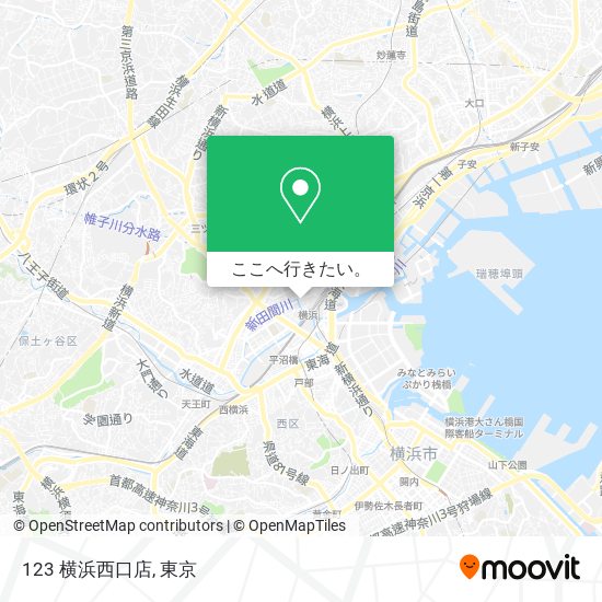 123 横浜西口店地図