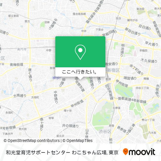 和光堂育児サポートセンター わこちゃん広場地図