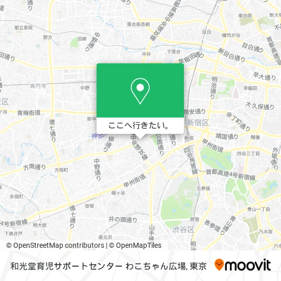和光堂育児サポートセンター わこちゃん広場地図