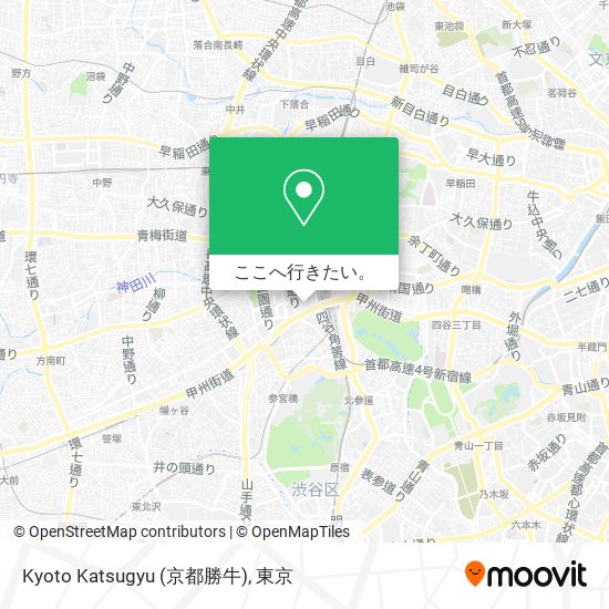 Kyoto Katsugyu (京都勝牛)地図