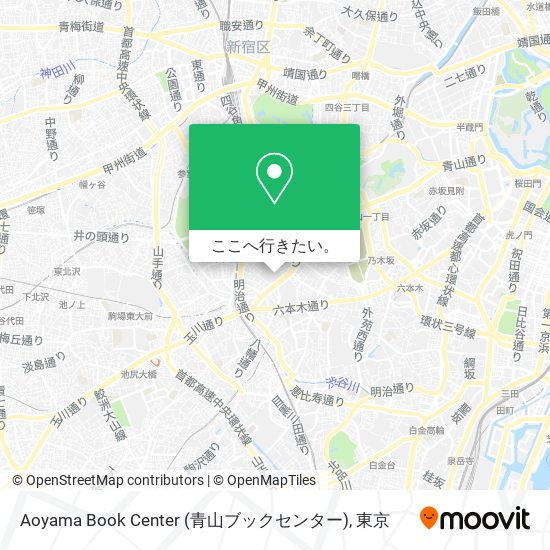 Aoyama Book Center (青山ブックセンター)地図