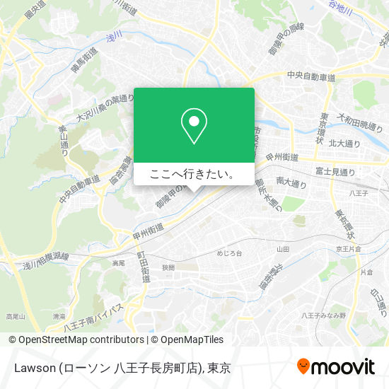 Lawson (ローソン 八王子長房町店)地図