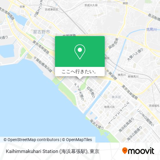 Kaihimmakuhari Station (海浜幕張駅)地図
