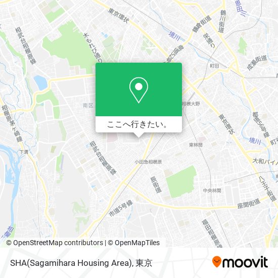 SHA(Sagamihara Housing Area)地図