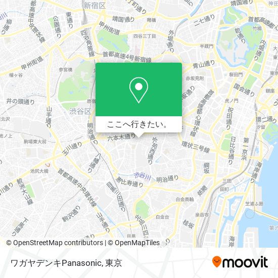 ワガヤデンキPanasonic地図