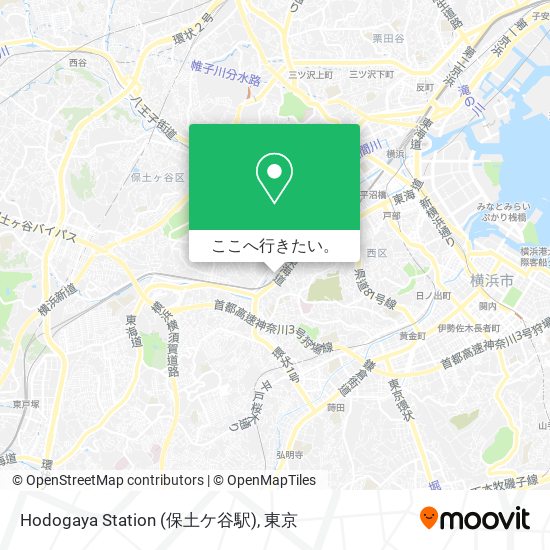 Hodogaya Station (保土ケ谷駅)地図