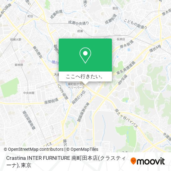 Crastina INTER FURNITURE 南町田本店(クラスティーナ)地図