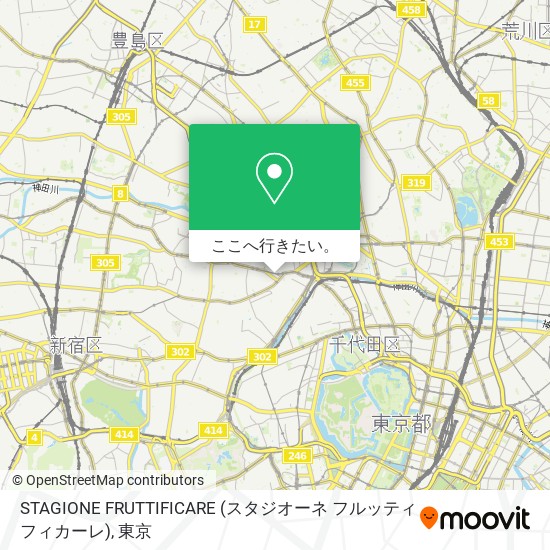 STAGIONE FRUTTIFICARE (スタジオーネ フルッティフィカーレ)地図