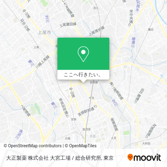 大正製薬 株式会社 大宮工場 / 総合研究所地図