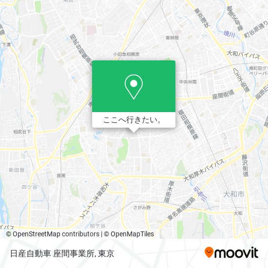 日産自動車 座間事業所地図