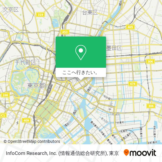 InfoCom Research, Inc. (情報通信総合研究所)地図