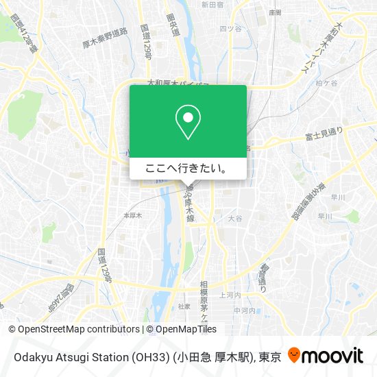 Odakyu Atsugi Station (OH33) (小田急 厚木駅)地図