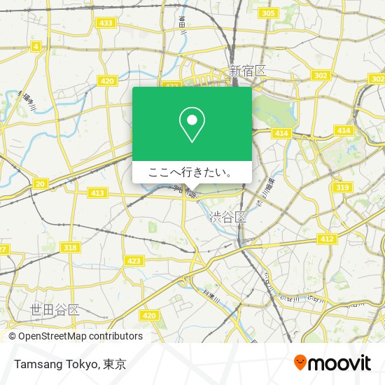 Tamsang Tokyo地図