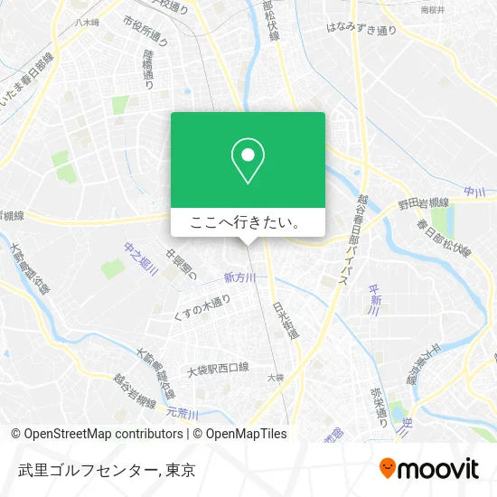 武里ゴルフセンター地図