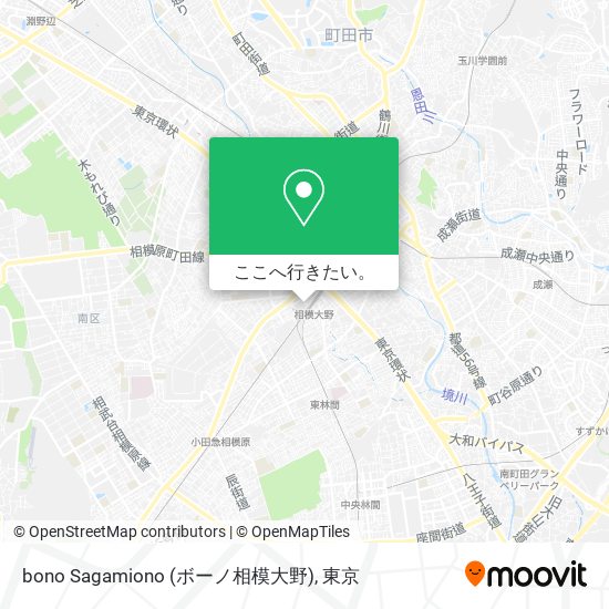 bono Sagamiono (ボーノ相模大野)地図