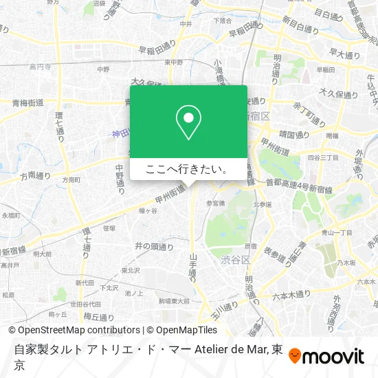 自家製タルト アトリエ・ド・マー Atelier de Mar地図