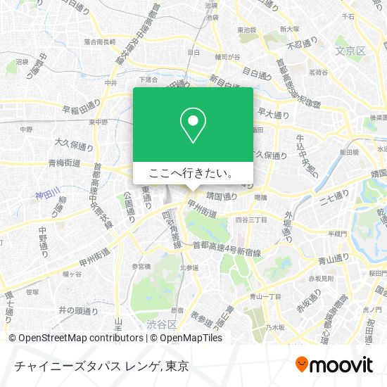 チャイニーズタパス レンゲ地図