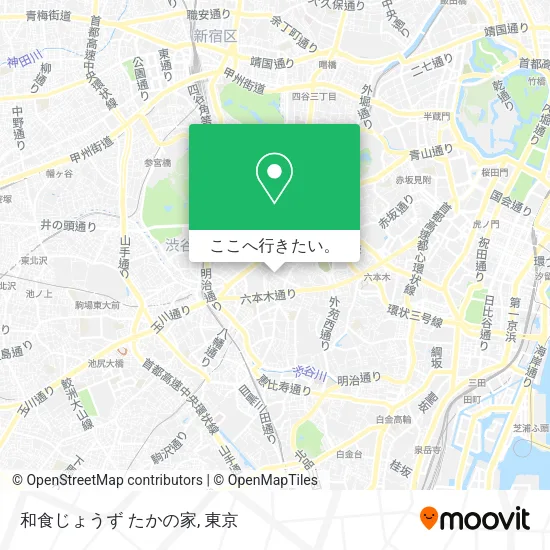 和食じょうず たかの家地図