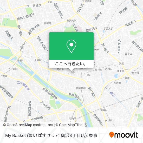 My Basket (まいばすけっと 奥沢8丁目店)地図