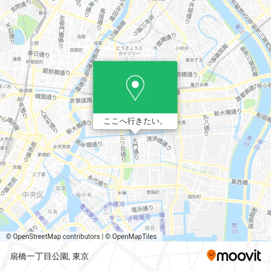 扇橋一丁目公園地図