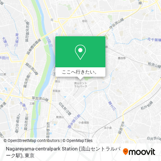 Nagareyama-centralpark Station (流山セントラルパーク駅)地図