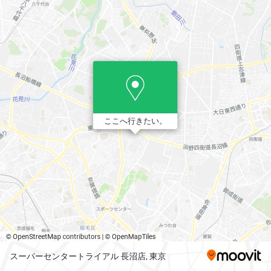 スーパーセンタートライアル 長沼店地図