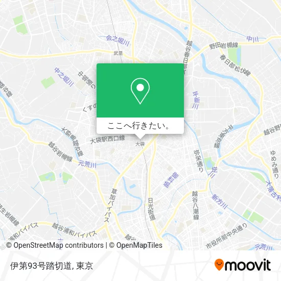 伊第93号踏切道地図