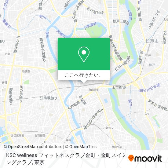 KSC wellness フィットネスクラブ金町・金町スイミングクラブ地図
